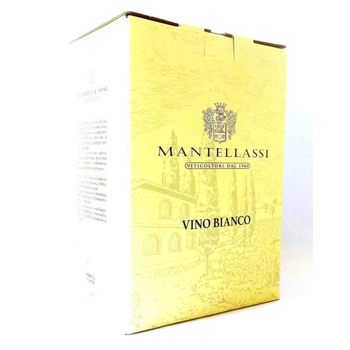 Vino Blanco Bag in Box Mantellassi