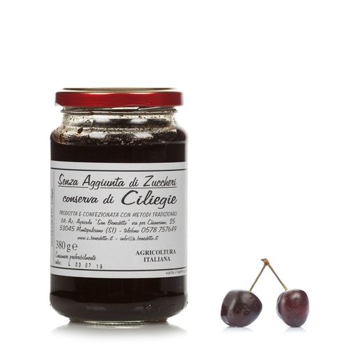 San Benedetto cherries without sugar